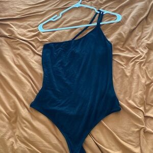 One shoulder bodysuit